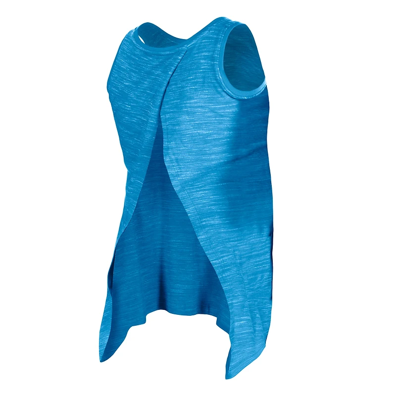 Débardeur actif Space Dye Blue Carolina Panthers New Era pour femme