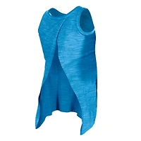 Débardeur actif Space Dye Blue Carolina Panthers New Era pour femme