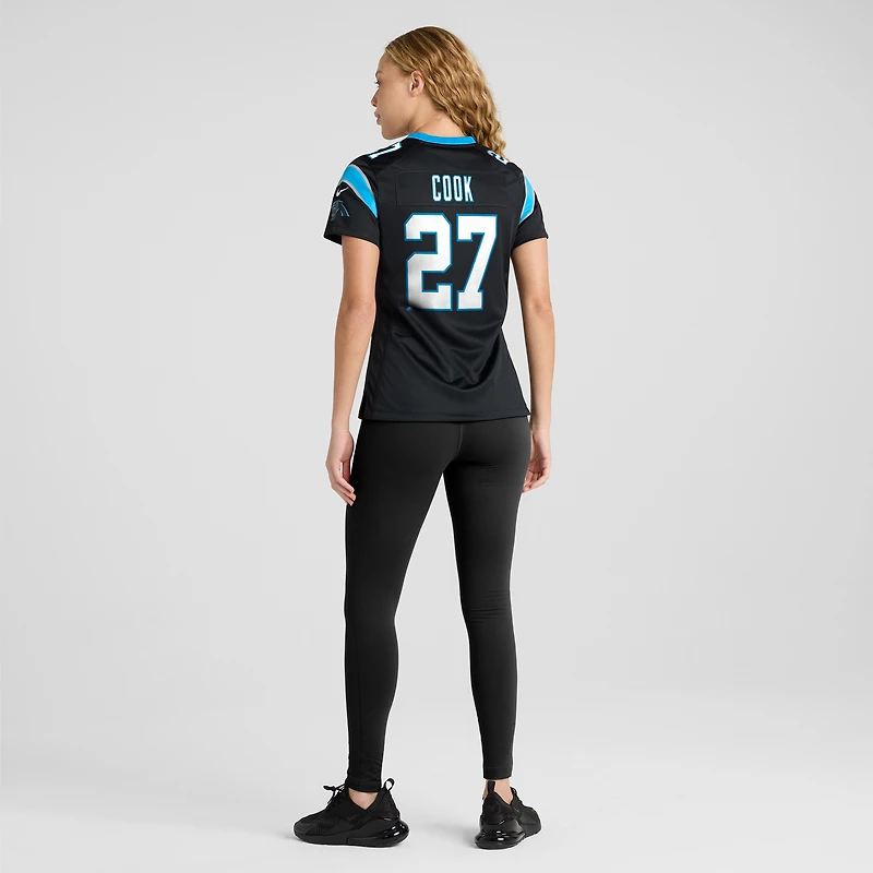 Women's Nike Alex Cook  Black Carolina Panthers Game Jersey