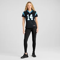 Maillot de match l'équipe Nike Andy Dalton des Panthers la Caroline pour femme, noir