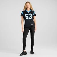 Women's Nike Austin Corbett Black Carolina Panthers Team Game Jersey
