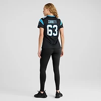 Women's Nike Austin Corbett Black Carolina Panthers Team Game Jersey
