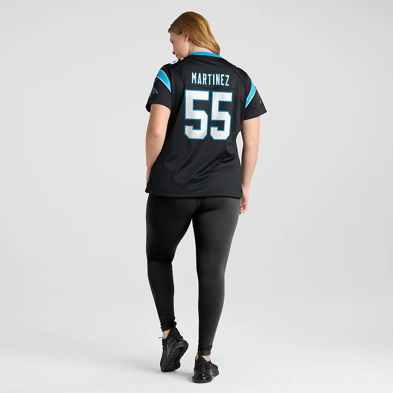 Maillot de match Nike Blake Martinez noir des Panthers la Caroline pour femme