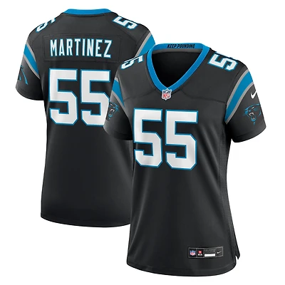 Maillot de match Nike Blake Martinez noir des Panthers la Caroline pour femme