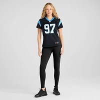 Women's Nike Bobby Brown III  Black Carolina Panthers Team Game Jersey