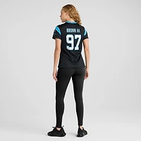 Maillot Nike Bobby Brown III noir pour femme des Carolina Panthers