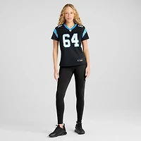Maillot de match Nike Brett Toth pour femme, noir, Carolina Panthers