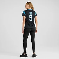 Maillot de match l'équipe Nike Bryce Young des Panthers la Caroline pour femme, noir