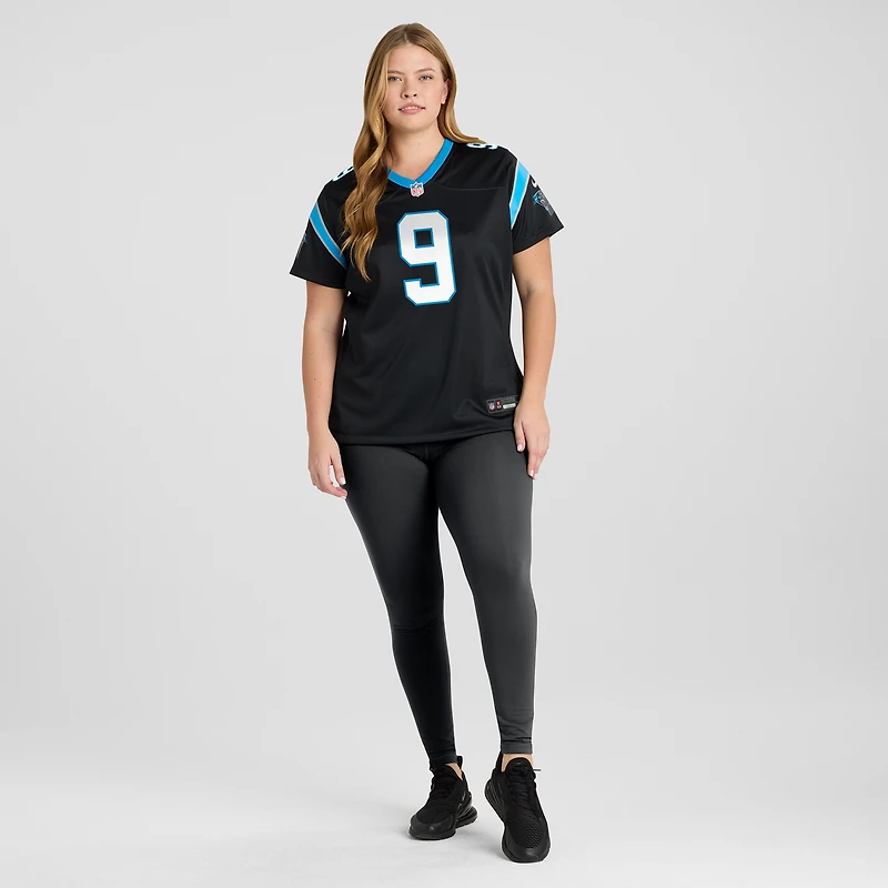 Maillot de match l'équipe Nike Bryce Young des Panthers la Caroline pour femme, noir