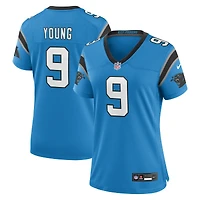 Maillot de joueur Nike Bryce Young des Panthers la Caroline, bleu, pour femme