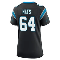 Maillot Nike Cade Mays noir pour femme des Carolina Panthers