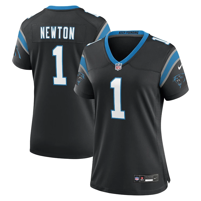 Women's Nike Cam Newton  Black Carolina Panthers Team Retired Game Jersey
