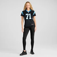 Maillot de match Nike Chris Wormley des Panthers la Caroline noir pour femme