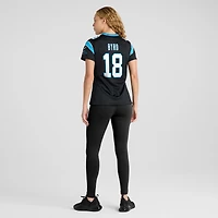 Maillot de joueur des Panthers la Caroline noirs Damiere Byrd Nike pour femme