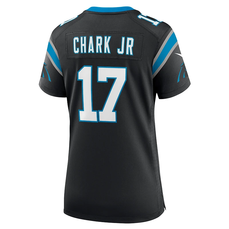 Maillot de match Nike DJ Chark Jr. pour femme, noir, Carolina Panthers