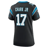Maillot de match Nike DJ Chark Jr. pour femme, noir, Carolina Panthers