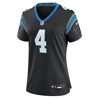 Maillot de match l'équipe Nike Eddy Pineiro noir des Panthers la Caroline pour femme