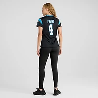 Maillot de match l'équipe Nike Eddy Pineiro noir des Panthers la Caroline pour femme