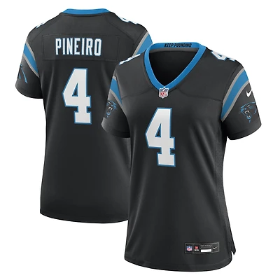 Maillot de match l'équipe Nike Eddy Pineiro noir des Panthers la Caroline pour femme