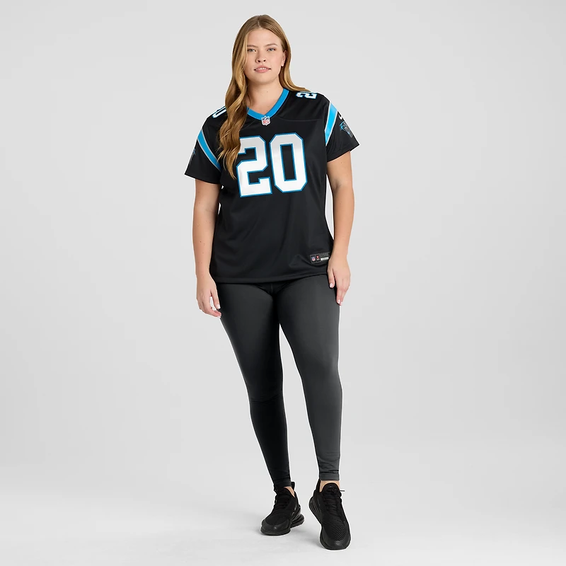Women's Nike Eric Rowe Black Carolina Panthers Team Game Jersey