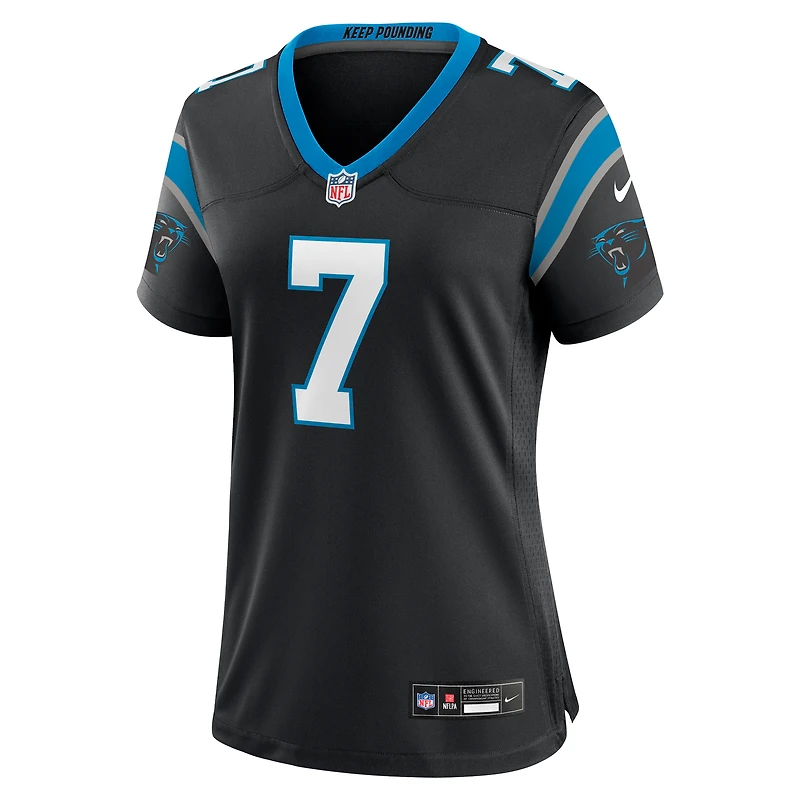 Women's Nike Jadeveon Clowney  Black Carolina Panthers Game Jersey
