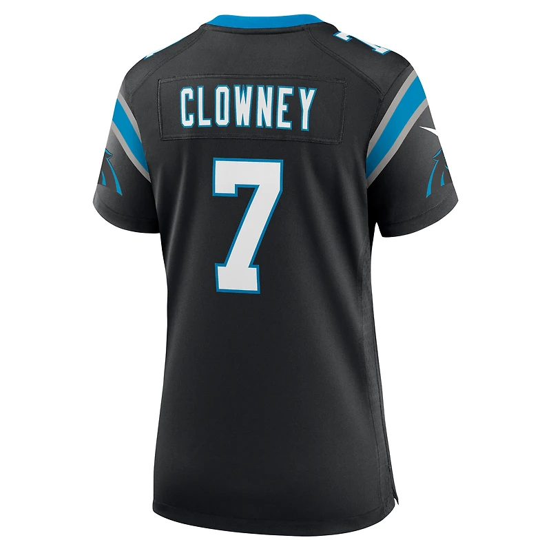 Women's Nike Jadeveon Clowney  Black Carolina Panthers Game Jersey