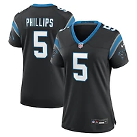 Women's Nike Jaelan Phillips  Black Carolina Panthers Team Game Jersey