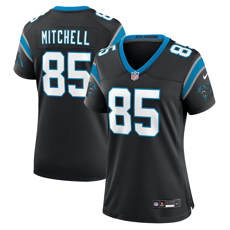 Maillot Nike James Mitchell noir pour femme des Carolina Panthers