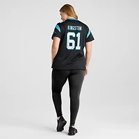 Maillot de match Nike Jarrett Kingston pour femme, noir, Carolina Panthers
