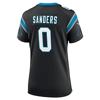 Maillot de match Nike Ja'Tavion Sanders pour femme, noir, Carolina Panthers