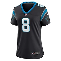 Maillot de joueur Nike Jaycee Horn noir Carolina Panthers pour femme