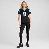 Maillot de joueur Nike Jaycee Horn noir Carolina Panthers pour femme