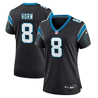 Maillot de joueur Nike Jaycee Horn noir Carolina Panthers pour femme