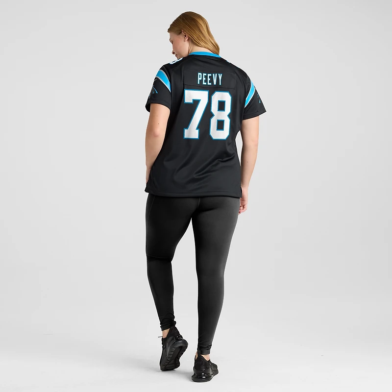 Women's Nike Jayden Peevy  Black Carolina Panthers Game Jersey