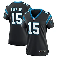 Women's Nike Jimmy Horn Jr  Black Carolina Panthers Team Game Jersey