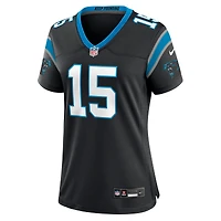 Maillot Nike Jimmy Horn Jr. pour femme, noir, des Carolina Panthers