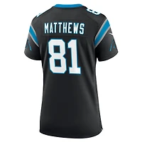Women's Nike Jordan Matthews  Black Carolina Panthers Game Jersey