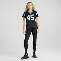 Women's Nike Maema Njongmeta  Black Carolina Panthers Team Game Jersey