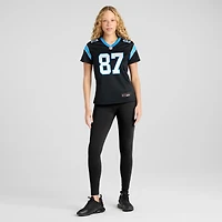 Maillot de match Nike Matt Landers noir des Panthers la Caroline pour femme