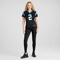 Maillot de match Nike Mike Jackson noir Carolina Panthers pour femme