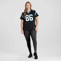 Maillot de match Nike Mike Strachan des Panthers la Caroline noir pour femme