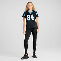 Maillot Nike Mitchell Evans noir pour femme des Carolina Panthers