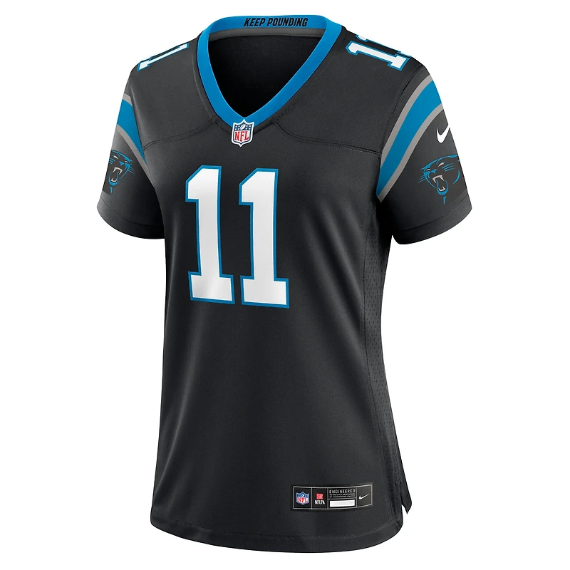 Maillot Nike Nic Scourton noir pour femme des Carolina Panthers