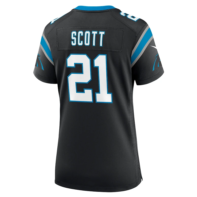 Maillot de match Nike Nick Scott noir Carolina Panthers pour femme