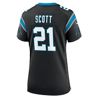 Maillot de match Nike Nick Scott noir Carolina Panthers pour femme