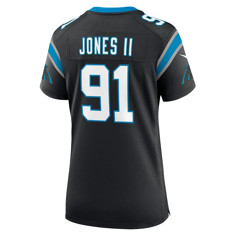 Maillot Nike Patrick Jones II noir pour femme des Carolina Panthers