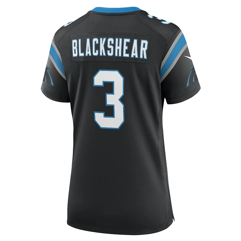 Women's Nike Raheem Blackshear Black Carolina Panthers Team Game Jersey