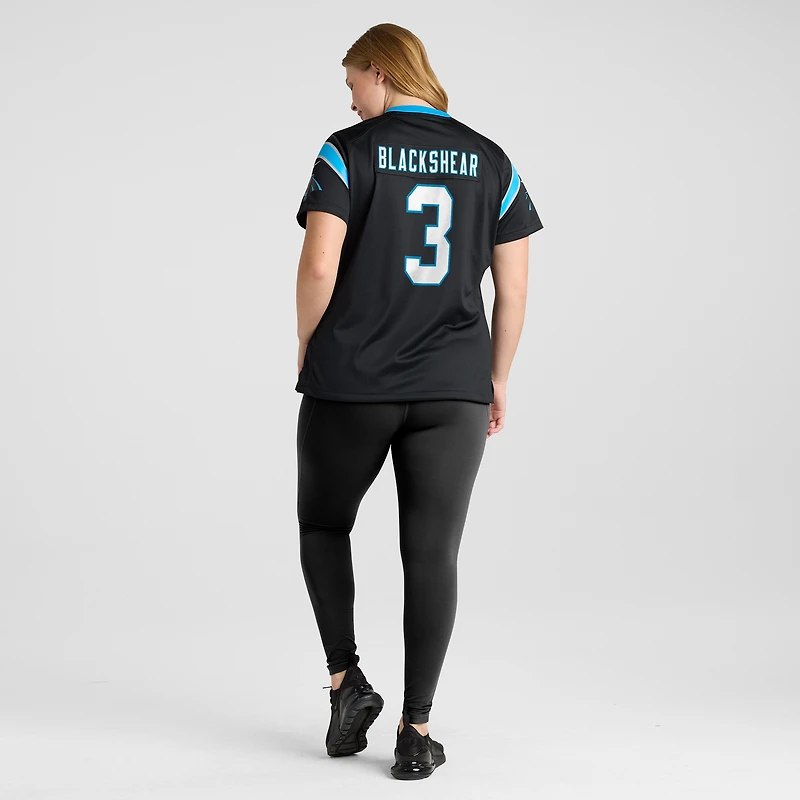 Women's Nike Raheem Blackshear Black Carolina Panthers Team Game Jersey
