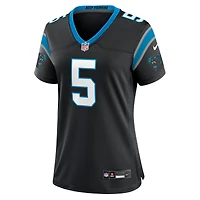 Maillot Nike Rico Dowdle noir pour femme des Carolina Panthers