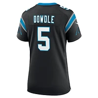Maillot Nike Rico Dowdle noir pour femme des Carolina Panthers